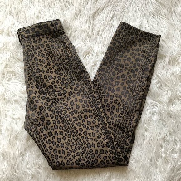 Fendi Pants - Vintage 1990’s Fendi Zucca Leopard Print Trousers